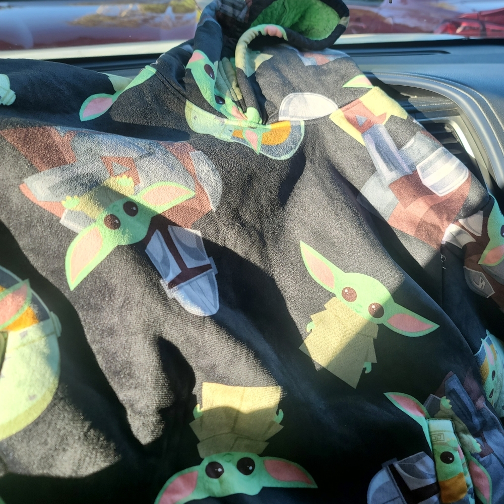 2 Star Wars Matching warm plush hoodies